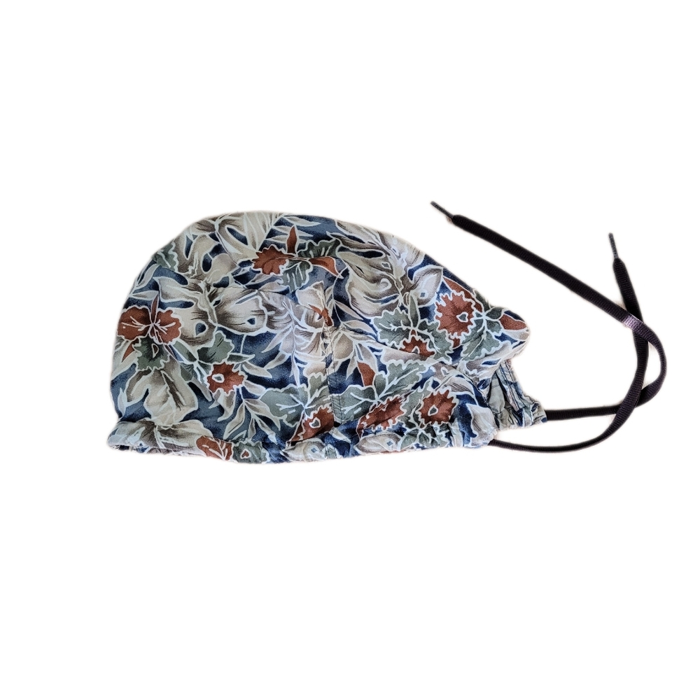 Tropical Floral Scrub Cap OSFM